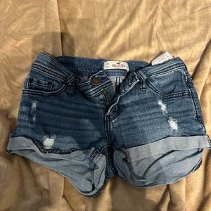 hollister jean shorts